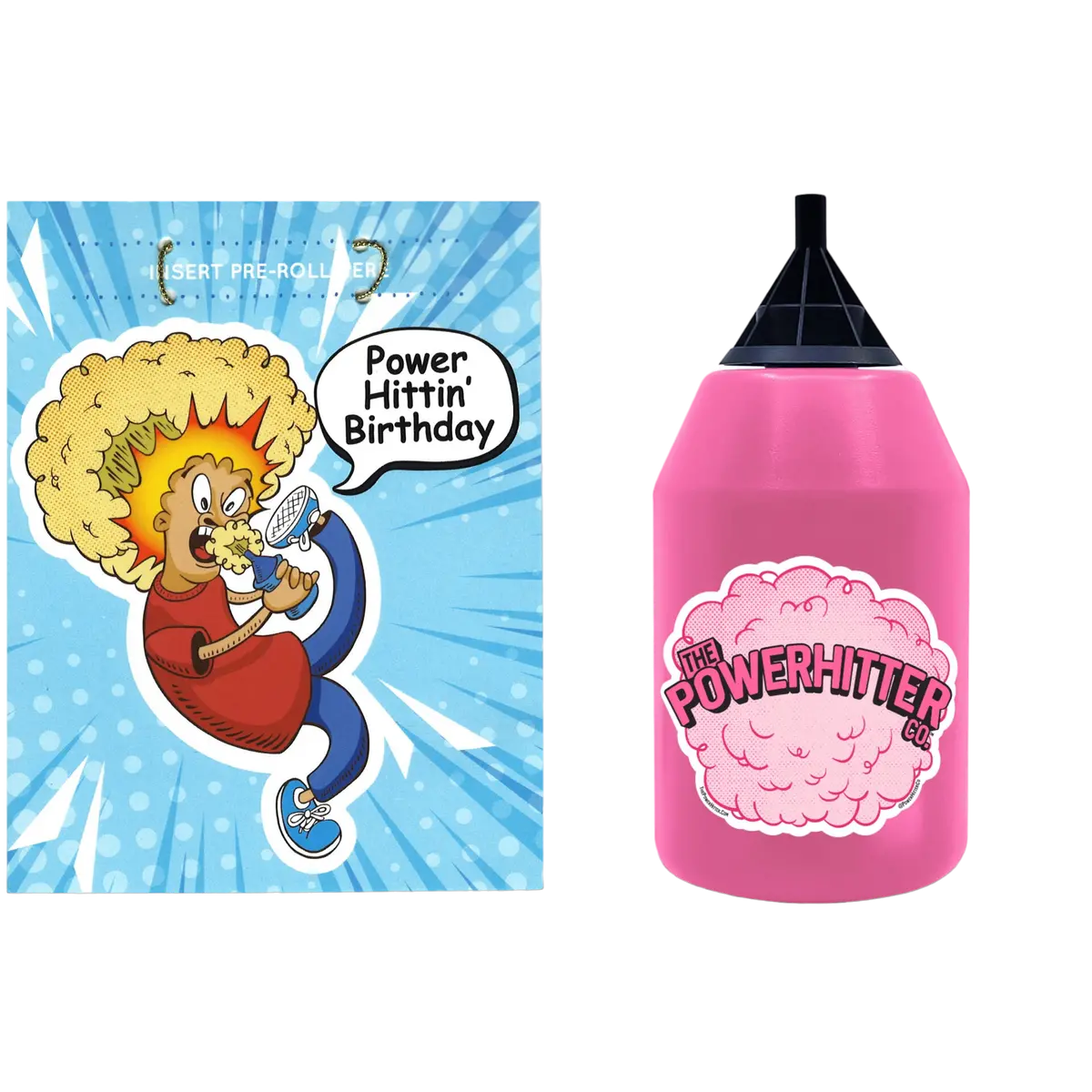 Authentic Powerhitter Pink/Blue Birthday Set 1