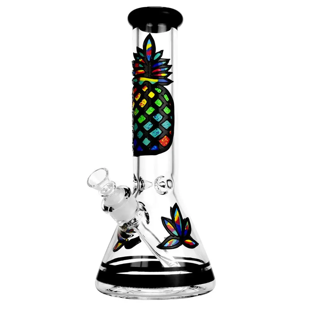 Psychedelic Pineapple Beaker Bong 1