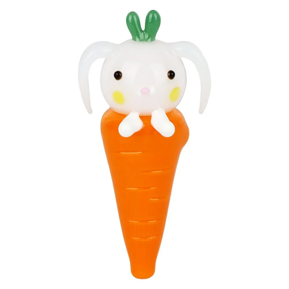 Hare And Carrot Glass Hand Pipe - 4.25" 1