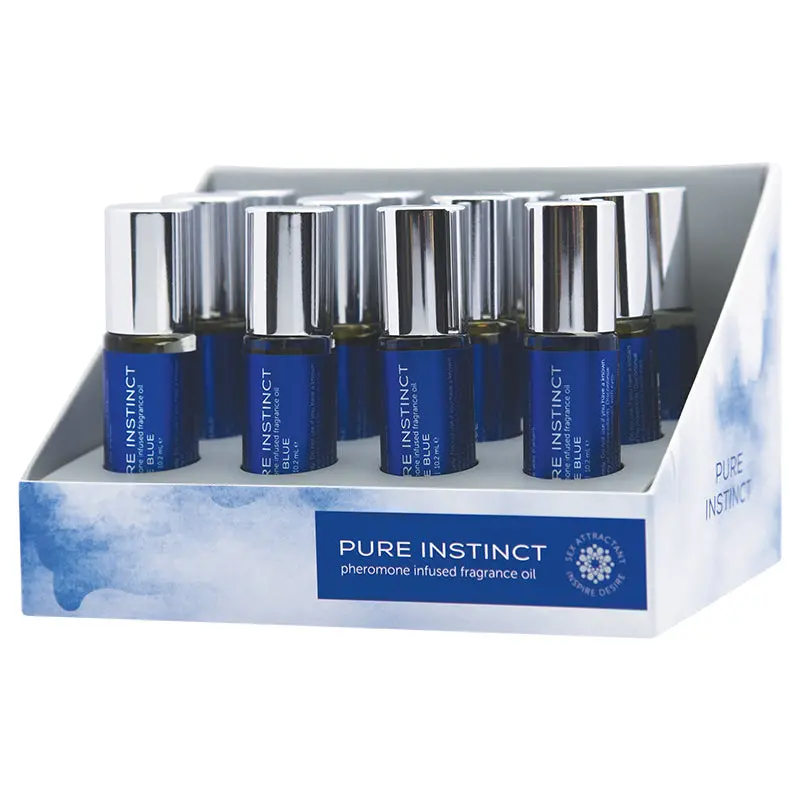 Pure Instinct Pheromone Fragrance Oil True Blue Roll On 12Ct 1