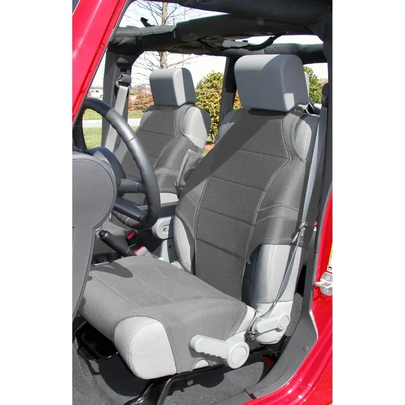 Rugged Ridge Neoprene Seat Vests Gray 07-20 Jk/Jl/Jt 1