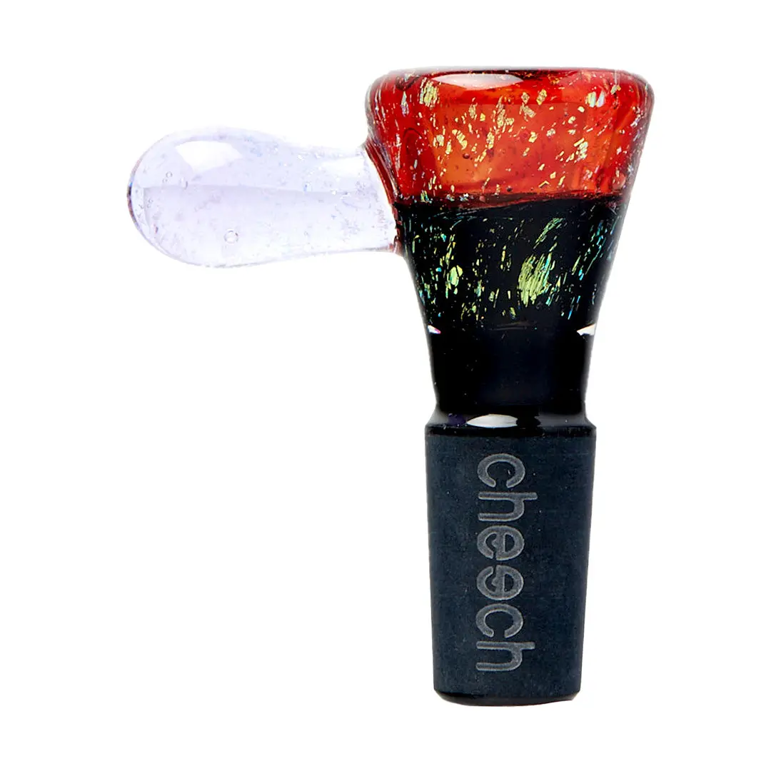 Cheech Glass 2" Transparent Dichro Glass Bowl 5