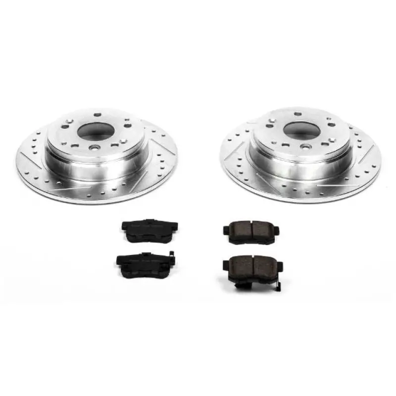 Power Stop 04-08 Acura Tl Rear Z23 Evolution Sport Brake Kit 1