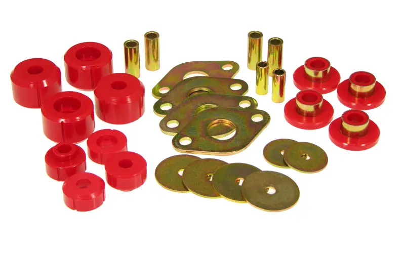 Prothane 95-00 Toyota P/U 2/4Wd Body Mount Kit - Red 1