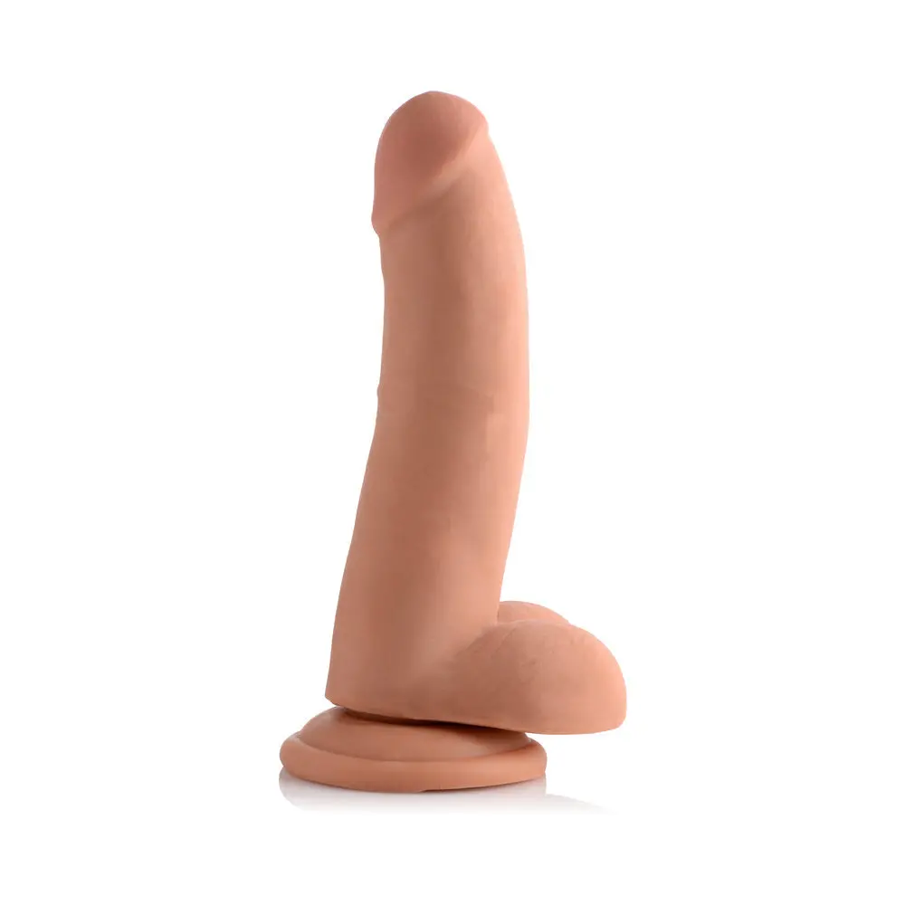 Usa Cocks 8 In. Ameriskin Dual Density Dildo Medium 2