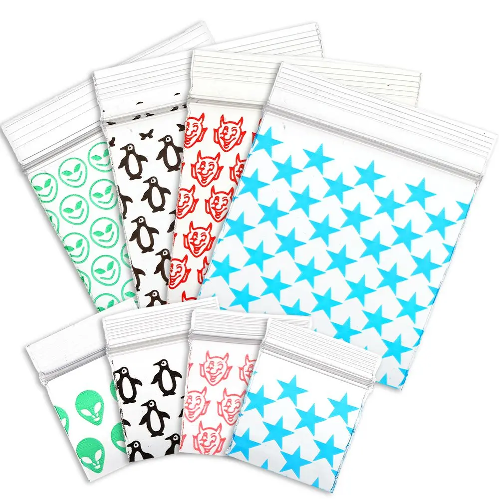 Designer Recloseable Zip Top Plastic Bags | 1000Ct Bundle 1