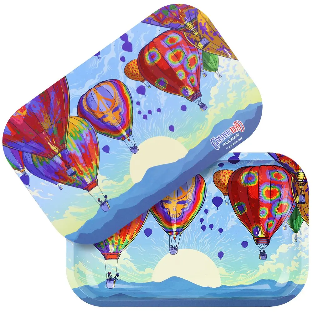 Grateful Dead X Pulsar Rolling Tray & Lid Kit - Hot Air / 11" X 7" 1