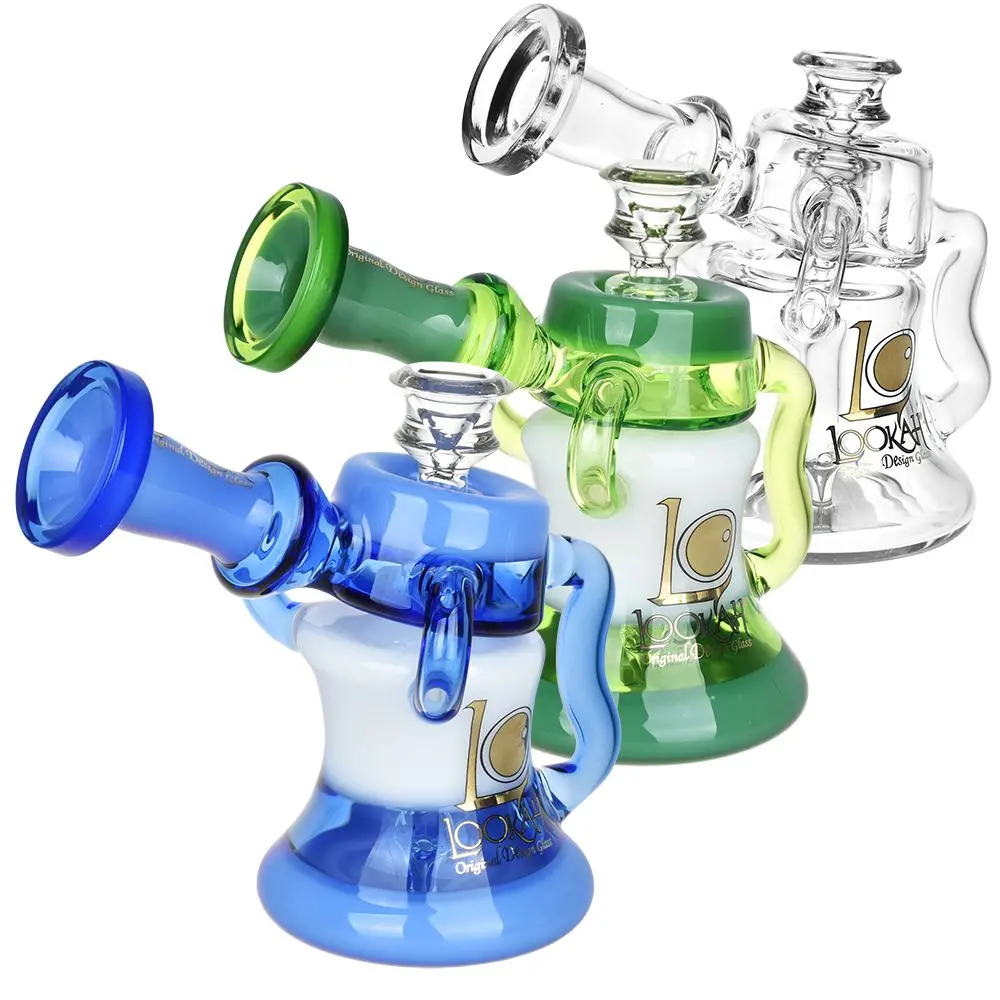 Lookah Glass Top Recycler Water Pipe | 6" | 14Mm F 1