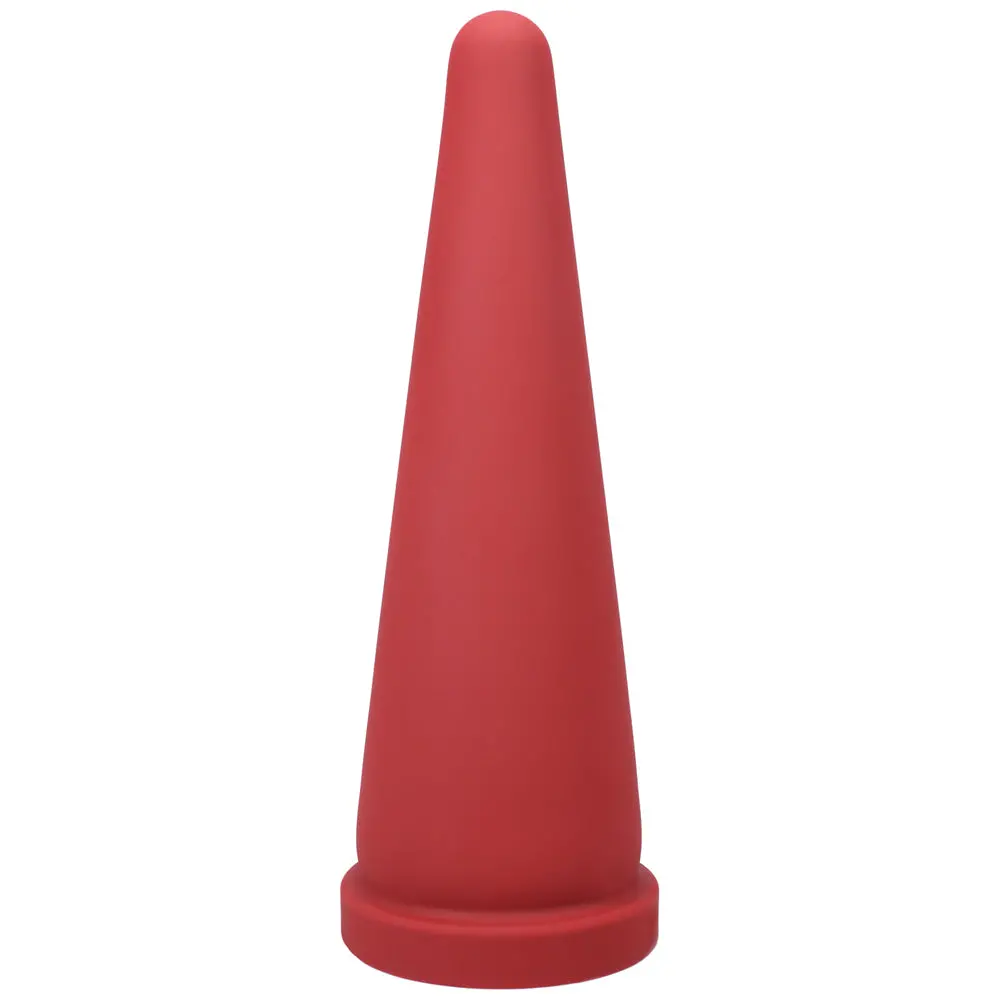 Tantus Cone Large Dildo Ruby (Box) 1
