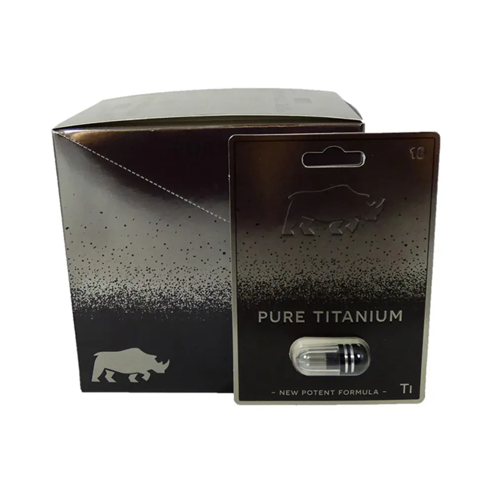 Rhino Pure Titanium Capsules 24 Ct 1