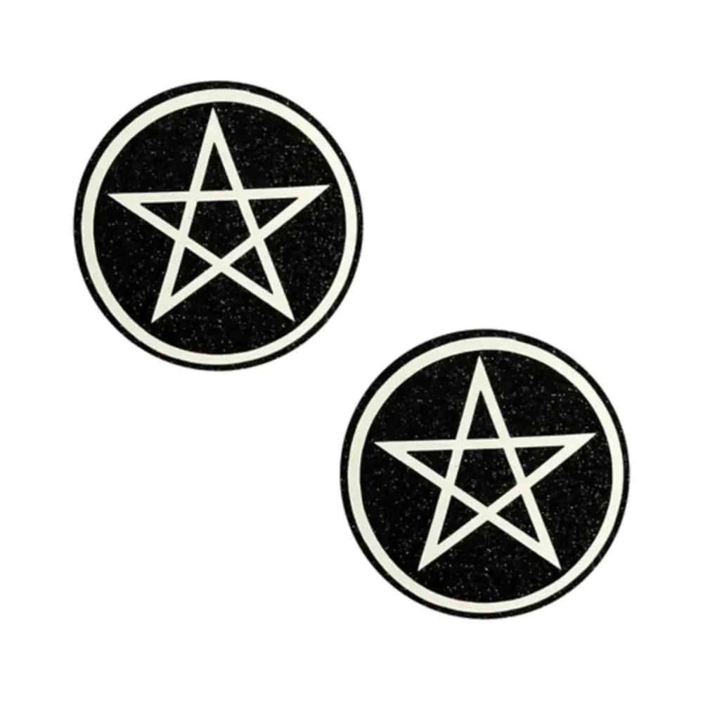 Neva Nude Pasty Wicca Black Glitter 1