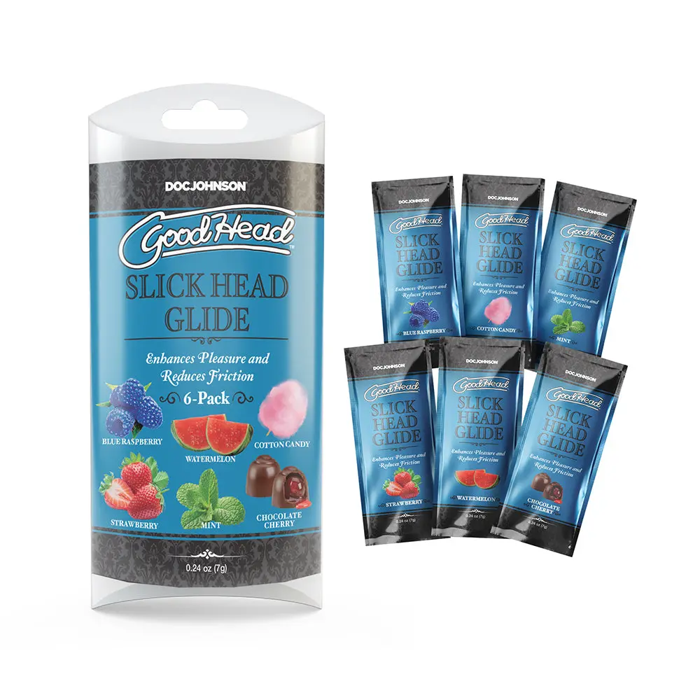 Goodhead Slick Head Glide Multi-Flavor 6-Pack 0.24 Oz. 1