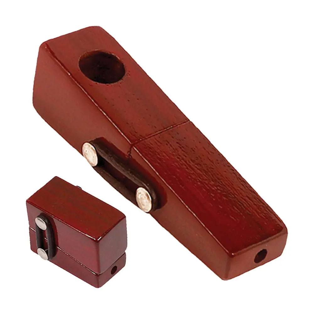 Square Foldable Wood Hand Pipe 1