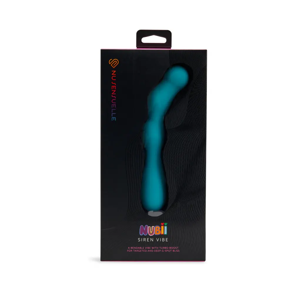 Nu Sensuelle Siren Nubii G-Spot Vibe W/ Hinge Blue 1