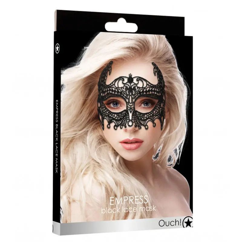 Ouch! Empress Lace Eye Mask Black 1