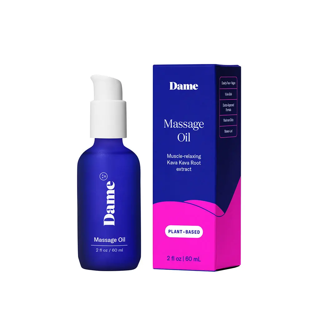 Dame Sex Oil Massage Oil 2 Oz. 1