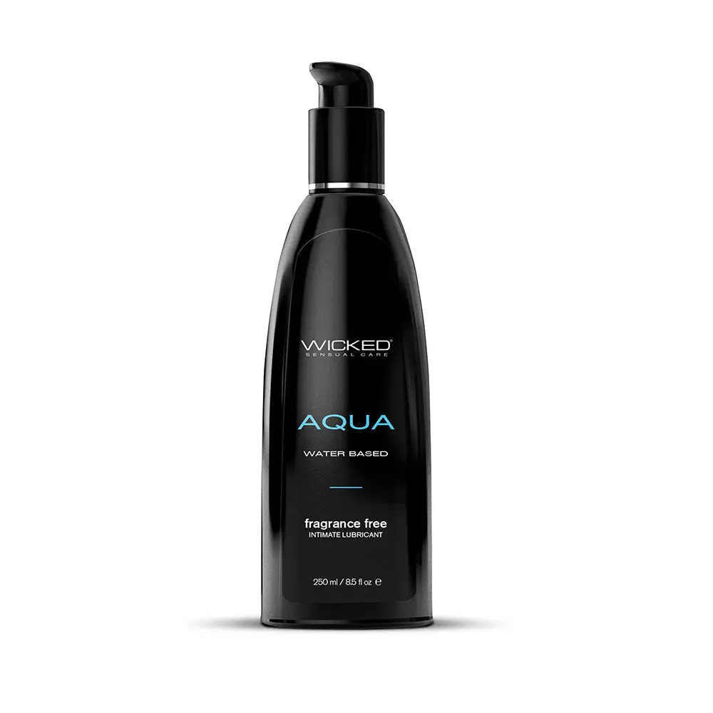 Wicked Aqua Water-Based Lubricant 8.5 Oz. 1