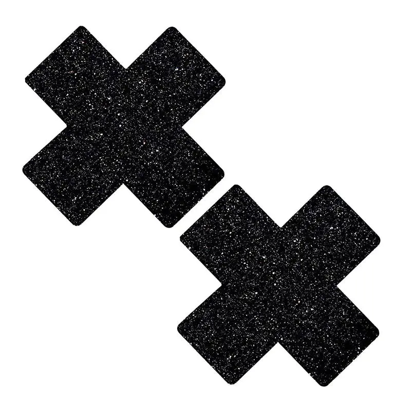 Neva Nude Pasty X Factor Glitter Black 1