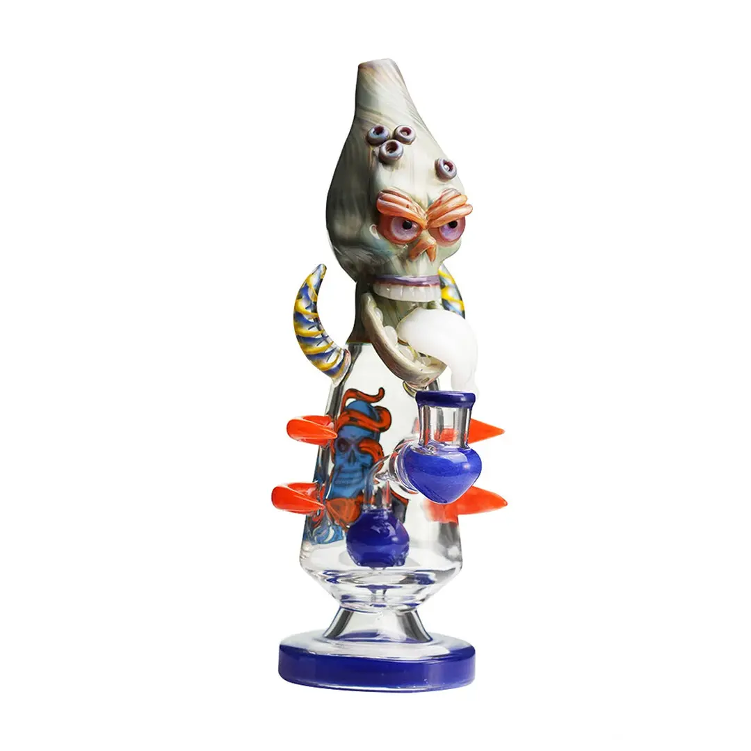 Lookah Glass 11" Cool Skull Bone Water Pipe 1