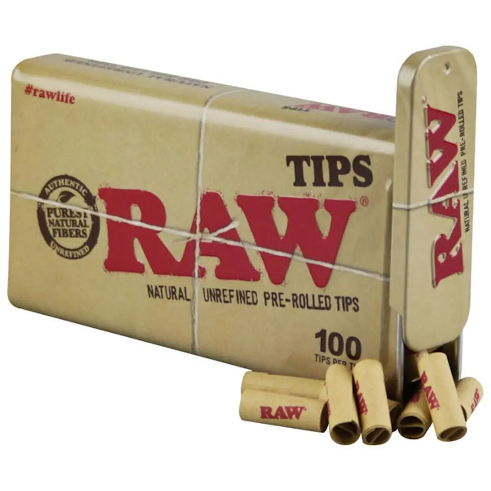 Raw Pre-Rolled Tips Tin 1