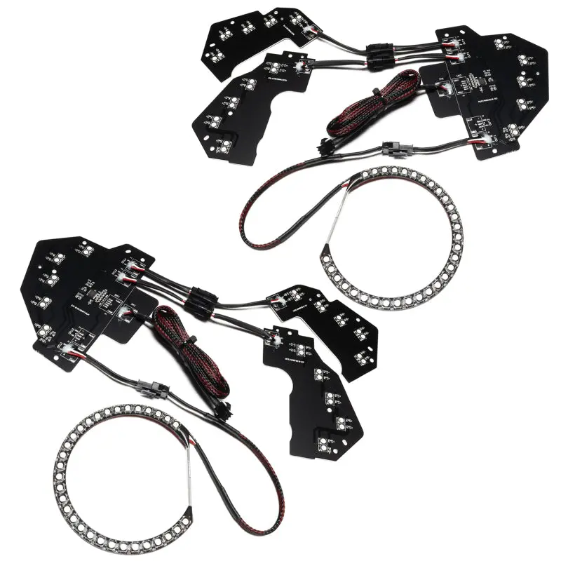 Oracle 18-21 Ford Mustang Dynamic Drl W/ Halo Kit & Sequential Turn Signal - Colorshift See Warranty 1