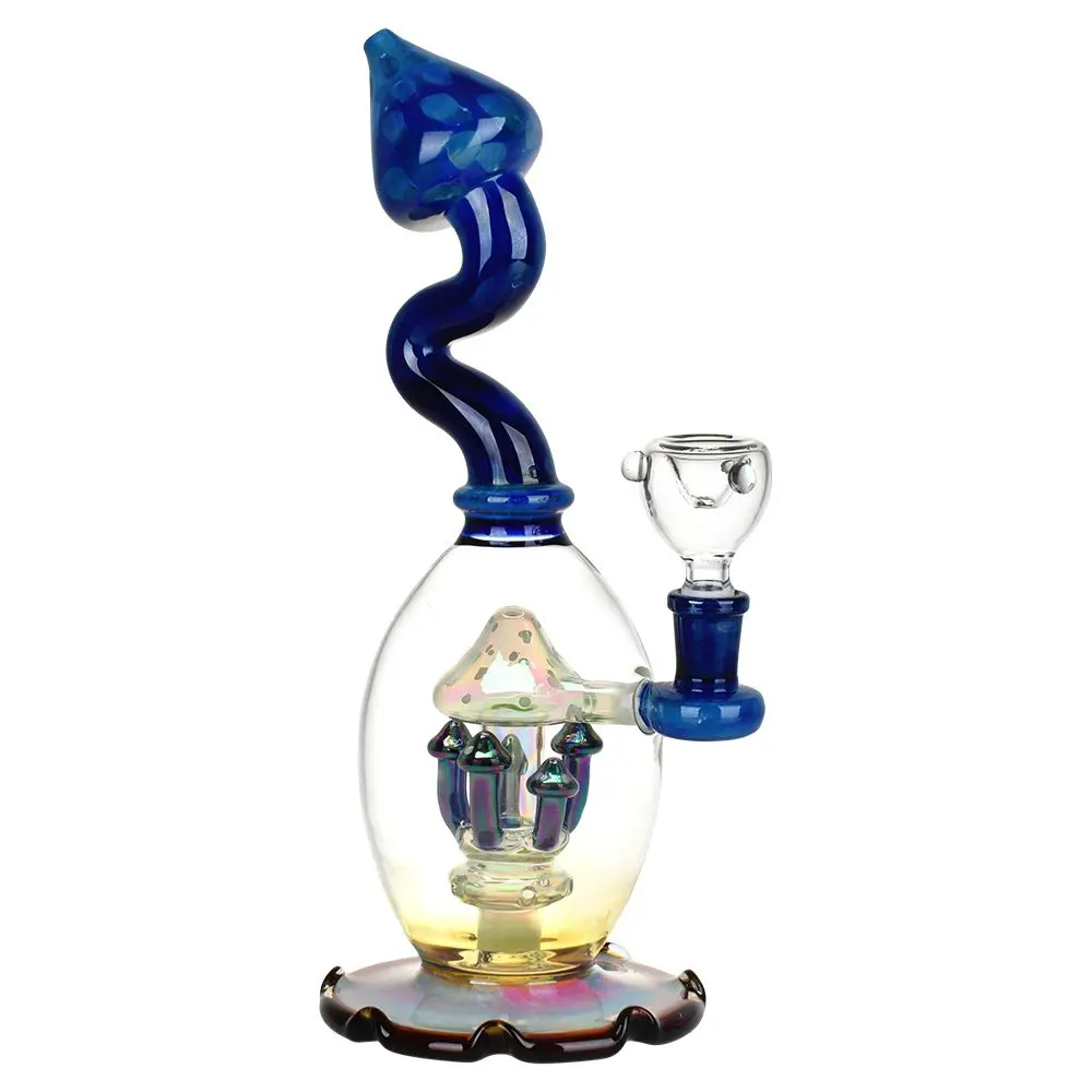 Mushroom Magic Glass Water Pipe - 11" / 14Mm F 1