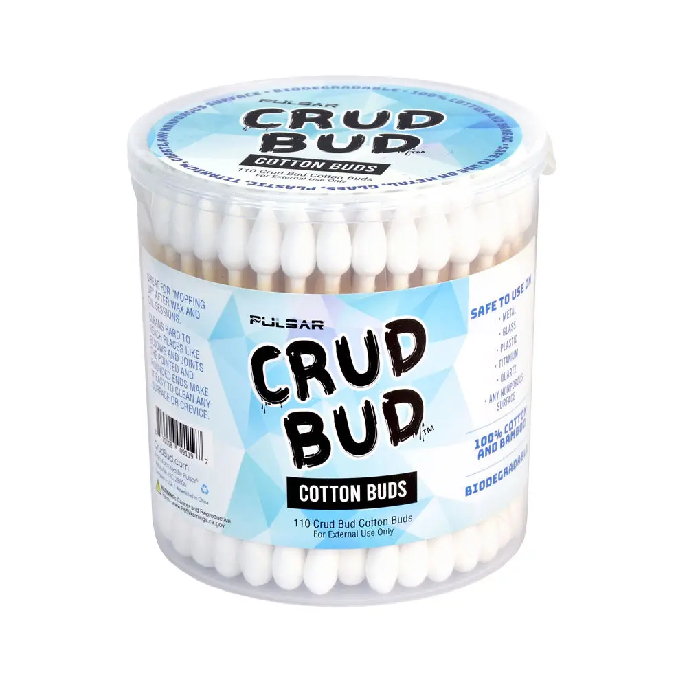 Pulsar Crud Bud Dual Tip Cotton Buds - 110Pc 120 Tub Master Case 1