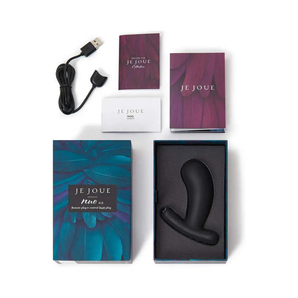 Je Joue Nuo V.2 App-Compatible Anal Plug Black 1