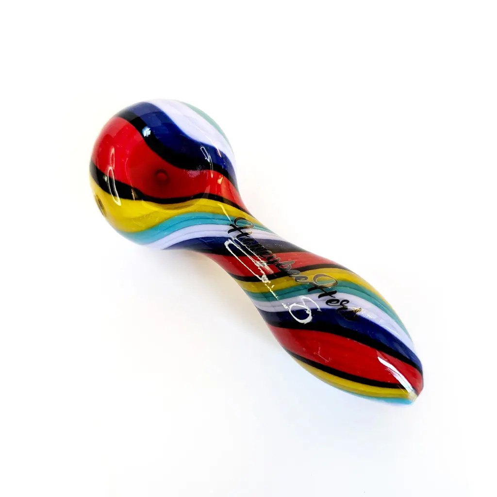 Colorburst Linework Spoon Pipe 4