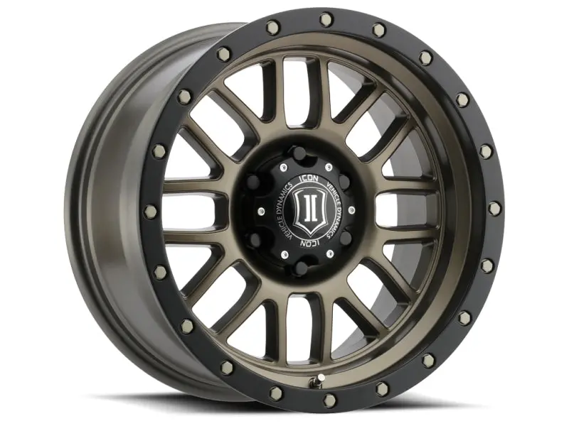 Icon Alpha 17X8.5 6X5.5 0Mm Offset 4.75In Bs 106.1Mm Bore Bronze Wheel 1