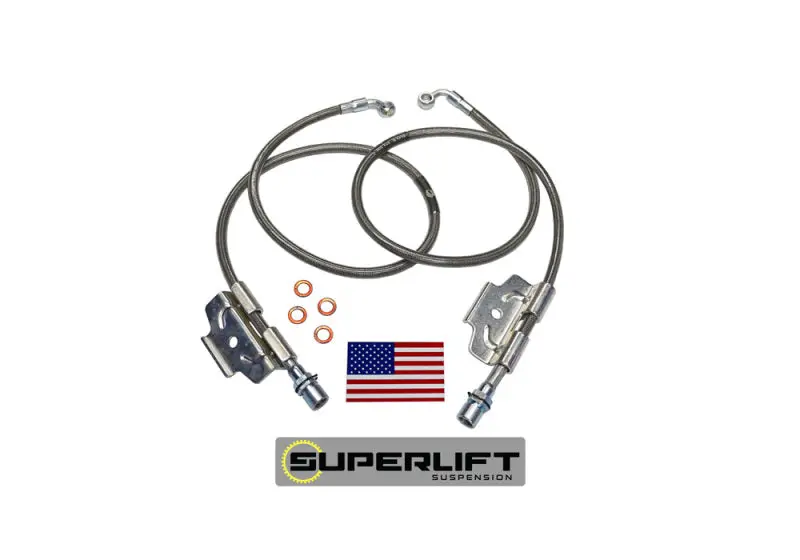 Superlift 03-13 Dodge Ram 2500/3500 W/ 4-6In Lift Kit (Pair) Bullet Proof Brake Hoses 1