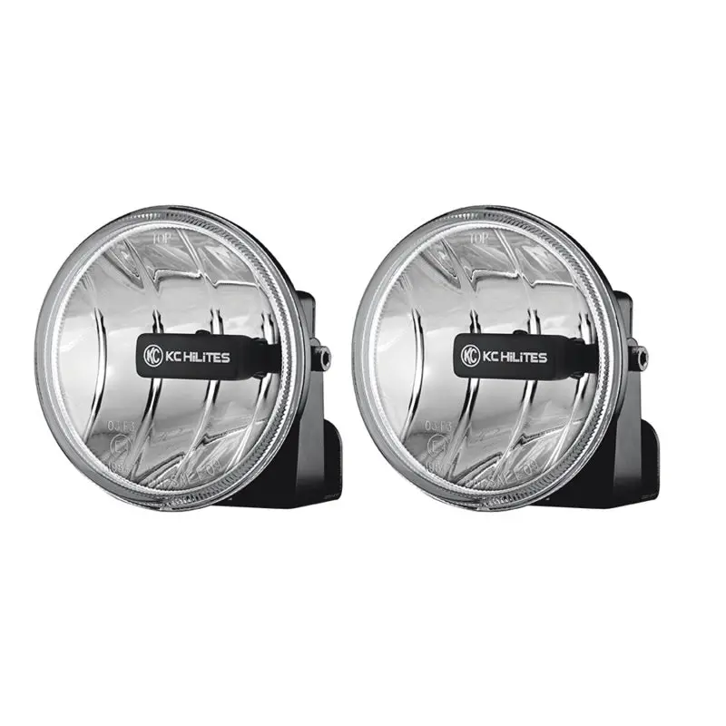 Kc Hilites 4In. Gravity G4 Led Light 10W Sae/Ece Clear Fog Beam (Pair Pack System) 1
