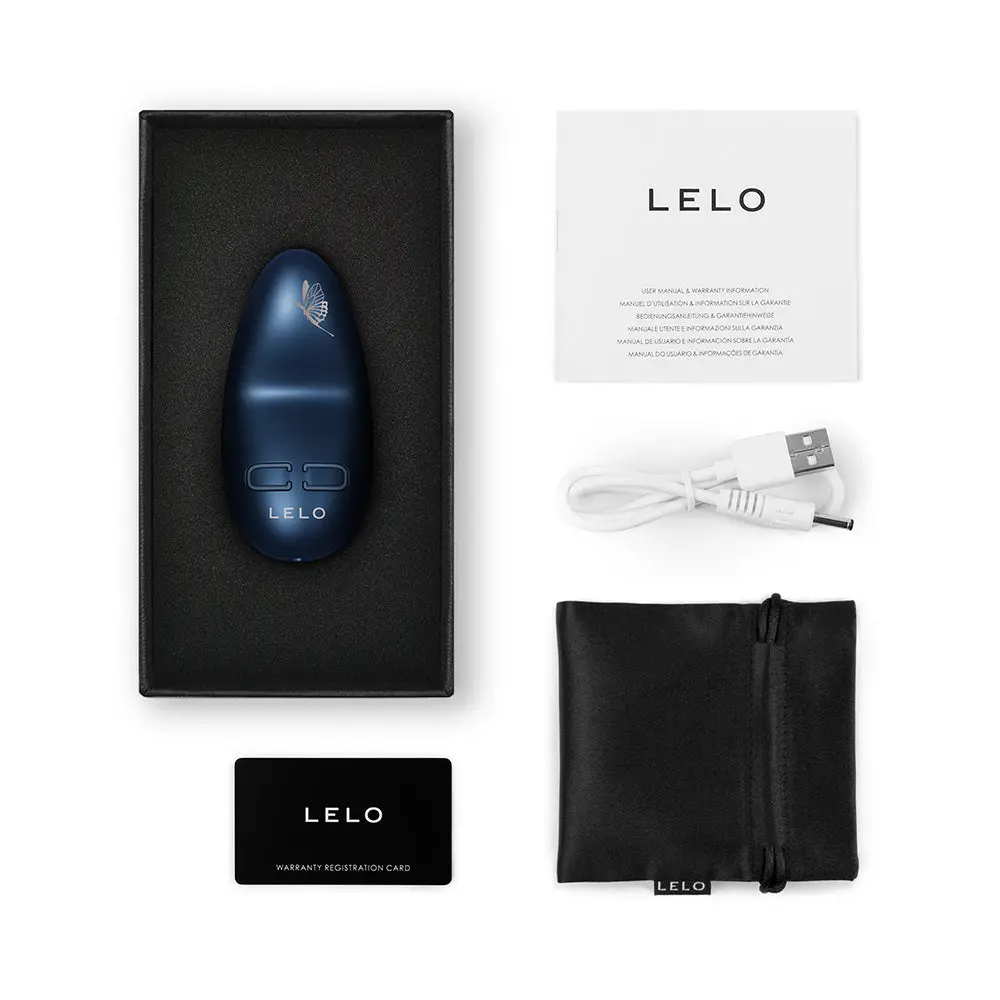 Lelo Nea 3 Mini Silicone Vibrator Alien Blue 1