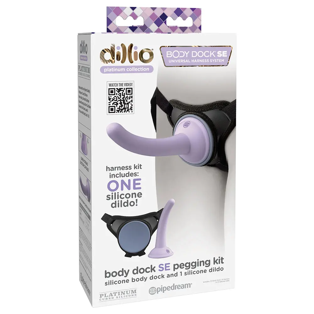 Dillio Platinum Body Dock Se Pegging Kit With 5 In. Silicone Dildo 1