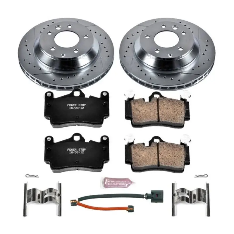 Power Stop 07-15 Audi Q7 Rear Z23 Evolution Sport Brake Kit 1