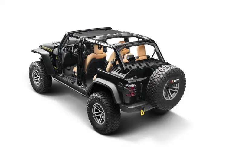 Rugged Ridge 07-21 Wrangler Jk/Jl 4-Door Interior Storage Rack 1