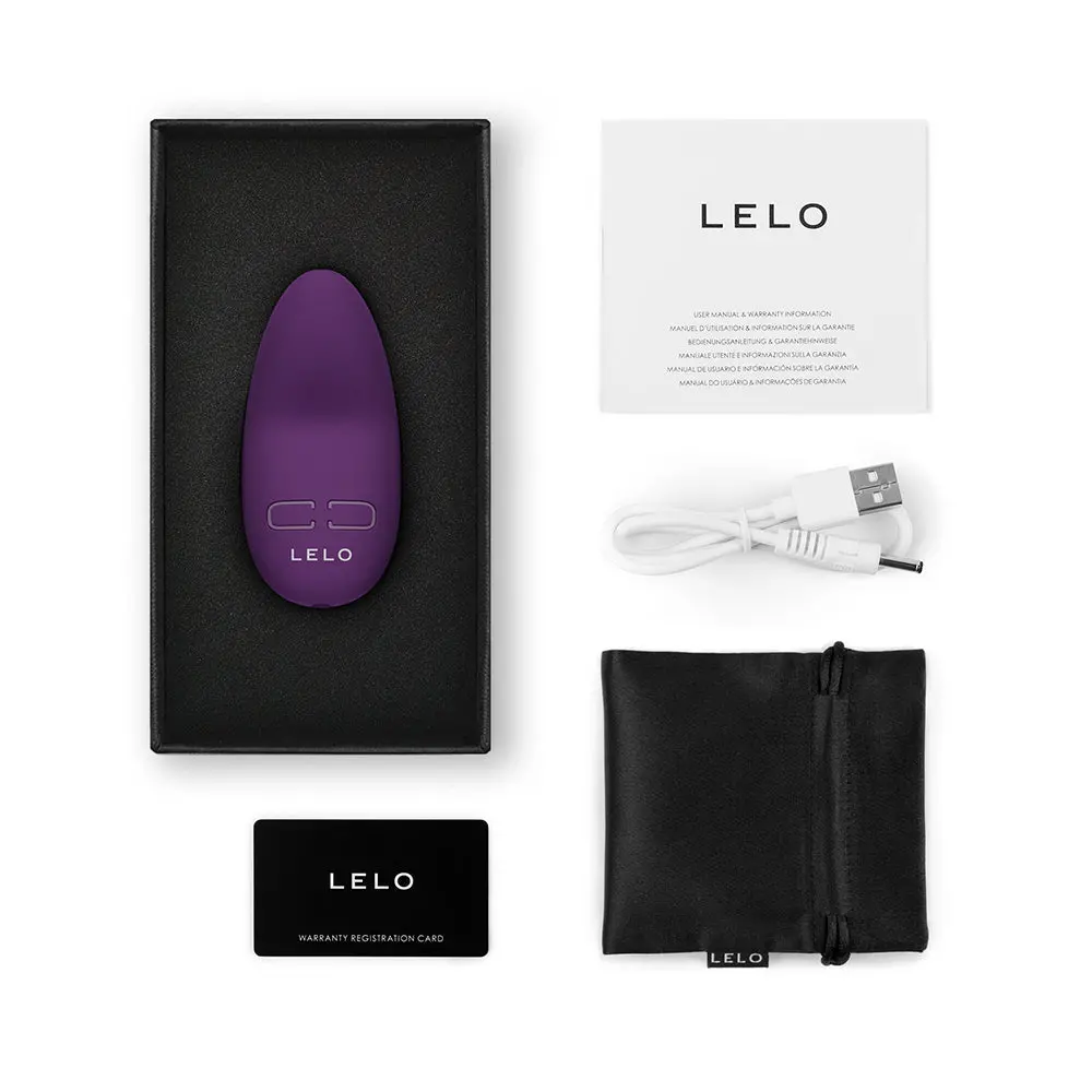 Lelo Lily 3 Rechargeable Mini Silicone Vibrator Dark Plum 1