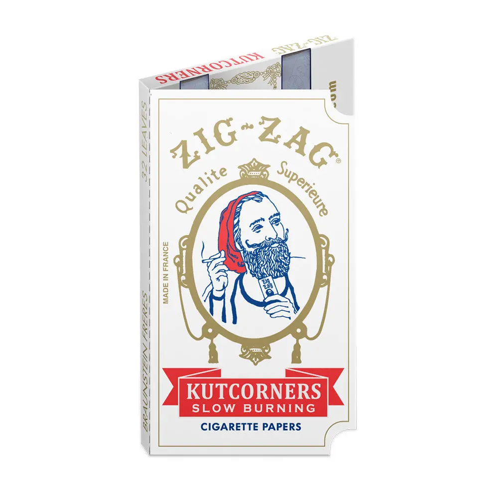 Zig Zag Cut Corner Rolling Papers 1
