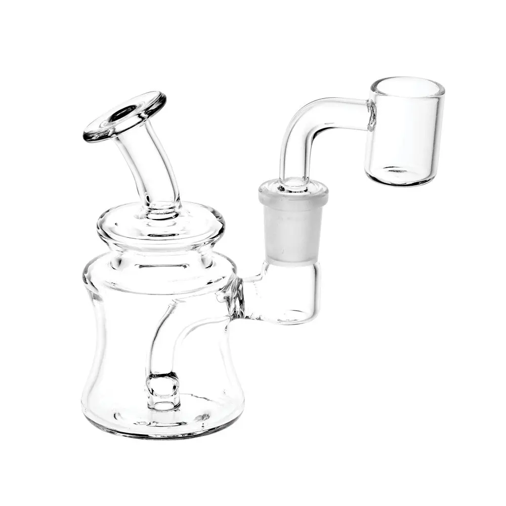 Clear Glass Mini Dab Rig 1