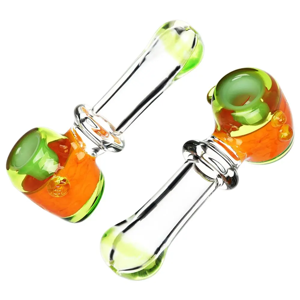 Blooming Slime Barrel Hammer Glass Hand Pipe - 4.75" 1