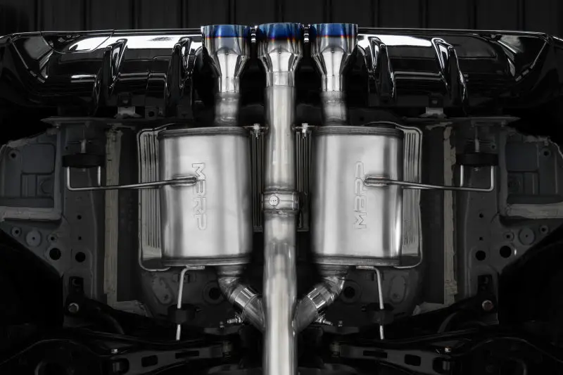 Mbrp 2024+ Acura Integra Type-R T304 Ss 3In Cat-Back Triple Center Outlet Exhaust W/Burnt Tips 2