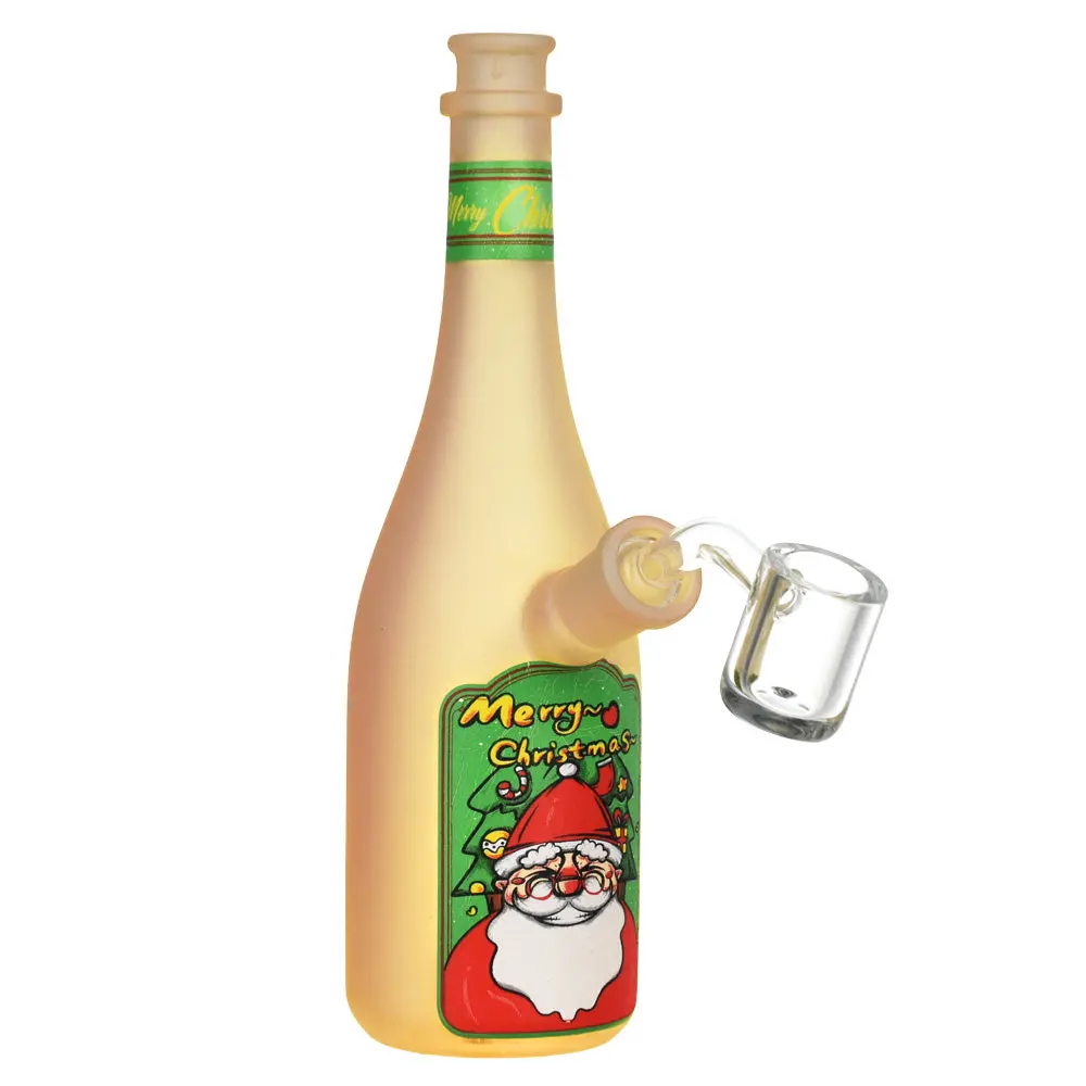 Christmas Spirits Bottle Glass Rig - 7.25" / 14Mm F 1