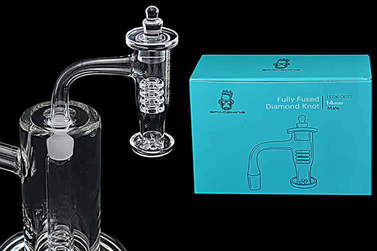 Space King Fully Fused Diamond Knot Banger Kit (Teal) 1
