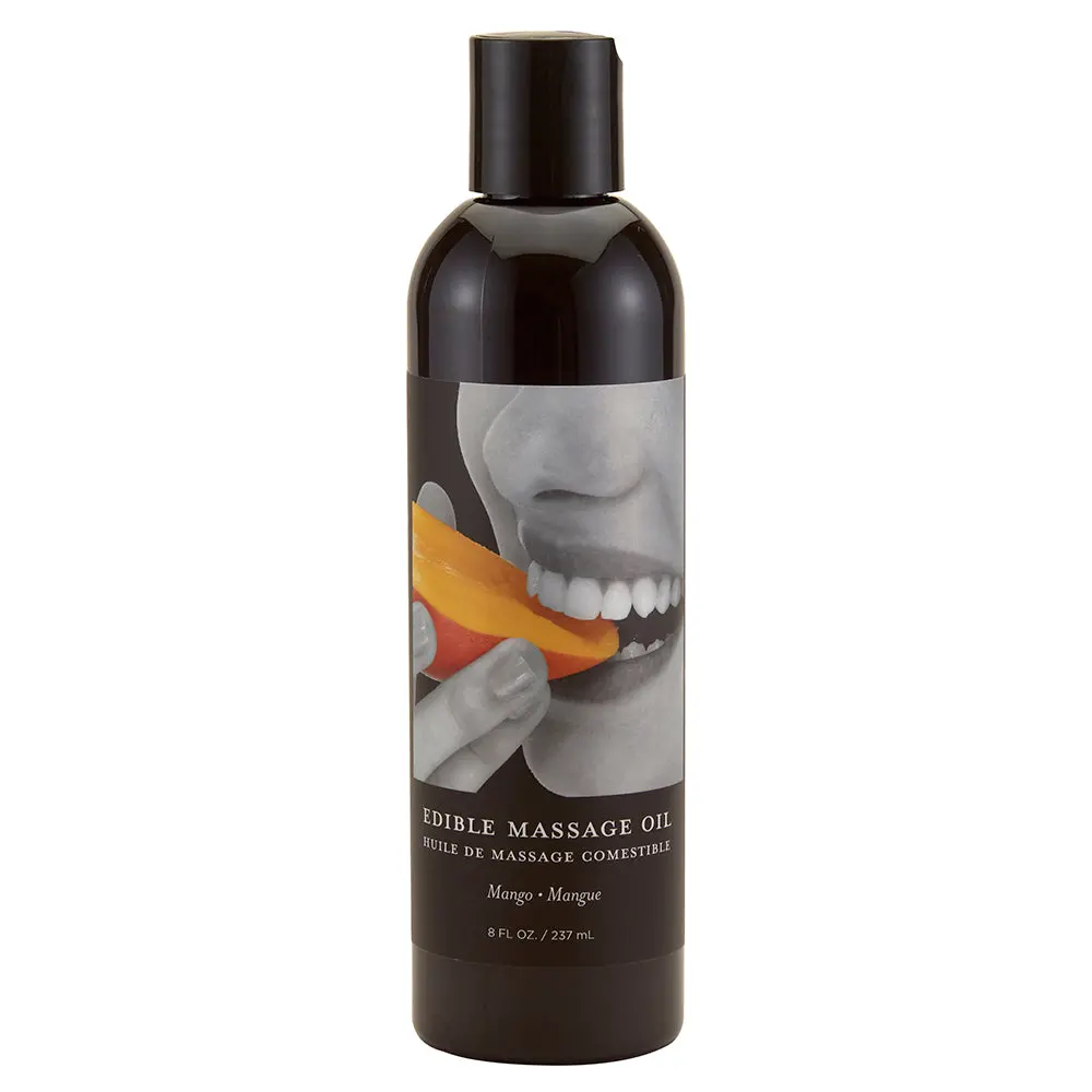 Earthly Body Edible Massage Oil Mango 8Oz 1