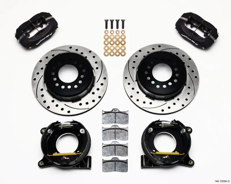 Wilwood Forged Dynalite P/S Park Brake Kit Drilled Chevy C-10 2.42 Offset 5-Lug 1
