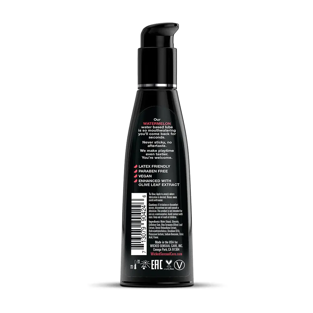 Wicked Aqua Watermelon Water-Based Lubricant 4 Oz. 2