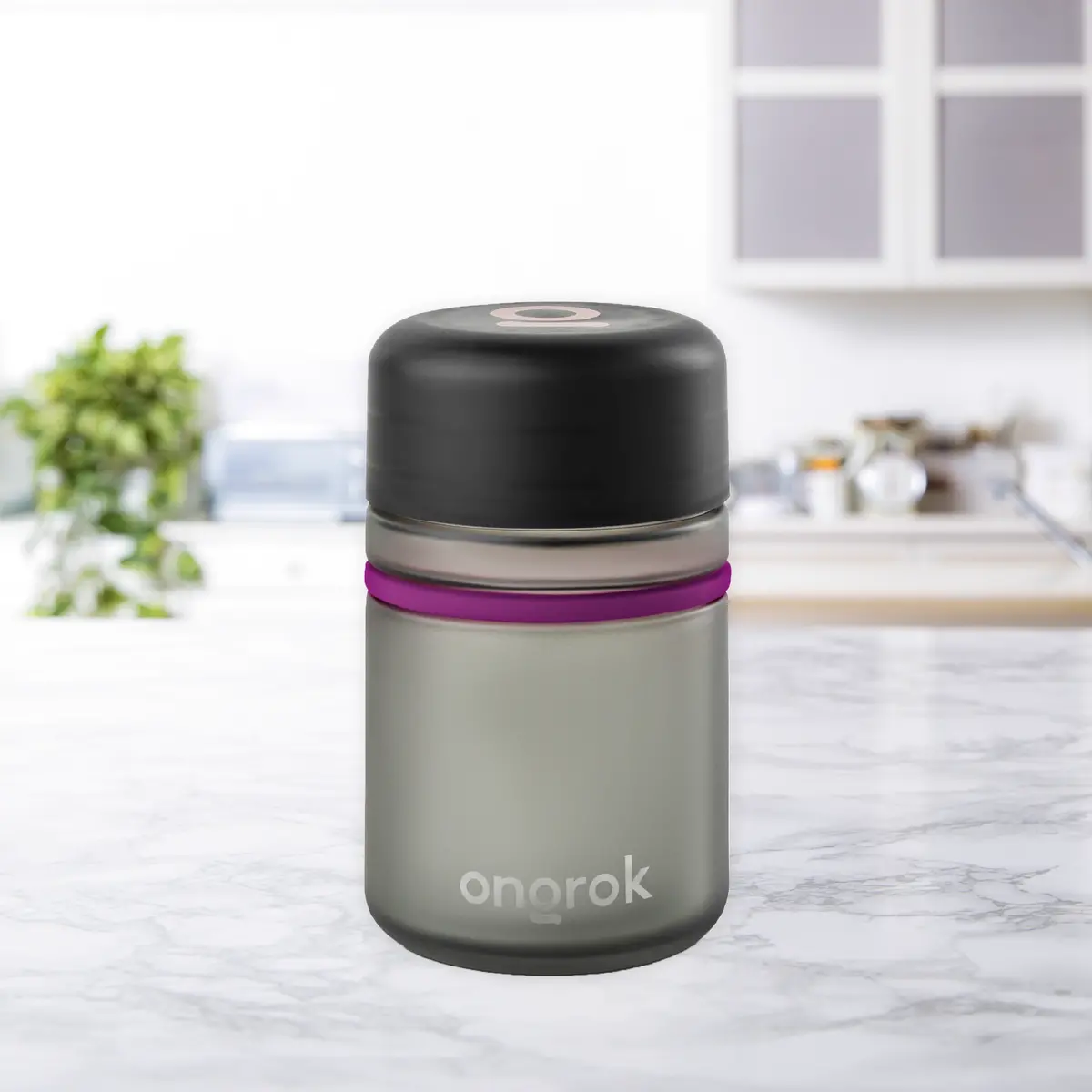 Ongrok Child Resistant Glass Storage Jar, 3 Pack X 180Ml Each 1