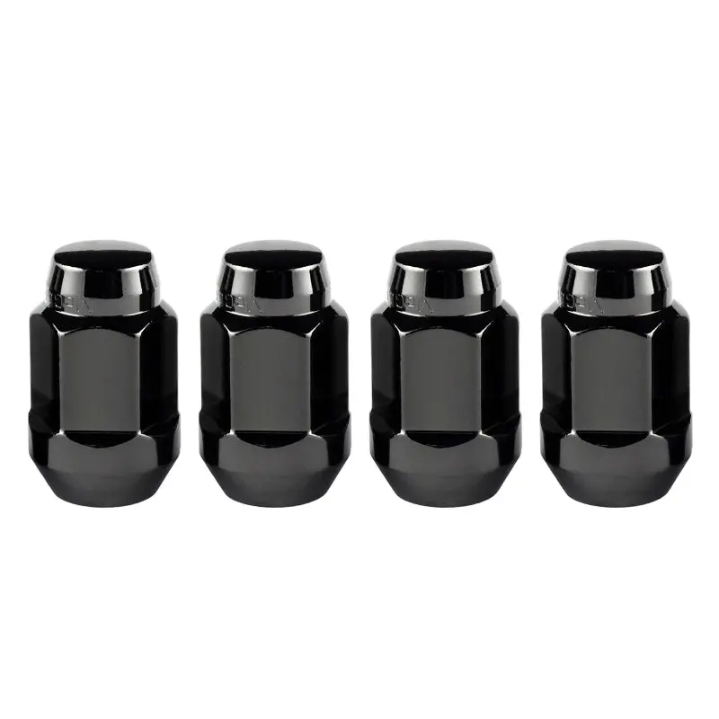 Mcgard Hex Lug Nut (Cone Seat Bulge Style) M14x1.5 / 22Mm Hex / 1.635In. Length (4-Pack) - Black 1