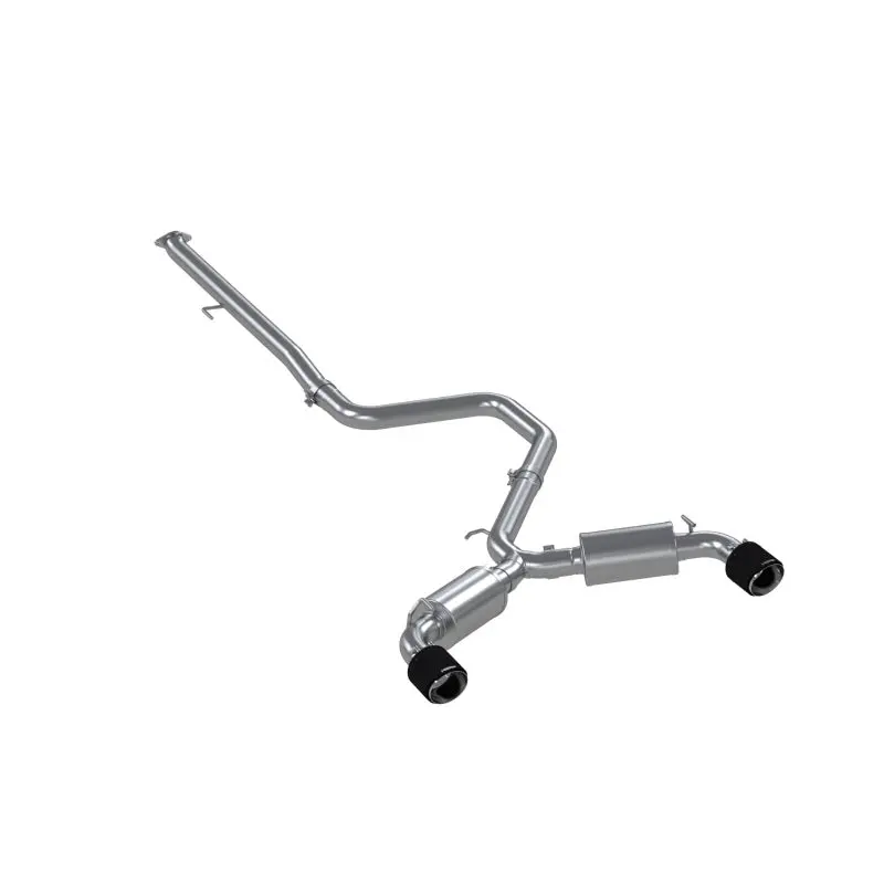 Mbrp 2019+ Hyundai Veloster N 2.0L Turbo 3In Cat Back - T304 Stainless - Carbon Fiber Tip 1