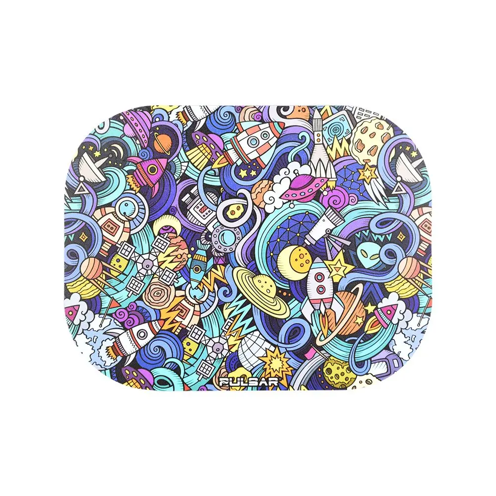 Pulsar Mini Magnetic Rolling Tray Lid - Space Junk / 7"X5.5" 1